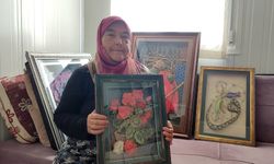 Kahramanmaraş'ta Depremzede kadının tablo tutkusu geçim kaynağı oldu