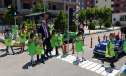 10 bin çocuğa trafik eğitimi