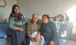 Kahramanmaraş'ta Fedakar kadın hasta eşine ve kızına bakıyor