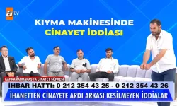 Müge Anlı ile Tatlı Sert kıyma makinesi cinayeti flaş gelişme! Stüdyoya getirilerek delil olarak incelendi