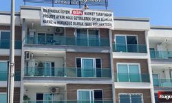 Apartman sakinlerinden BİM’e pankartlı protesto