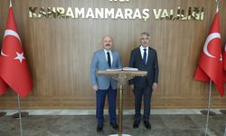 Kahramanmaraş Valisi Ünlüer, Adıyaman Valisi Osman Varol’u Ağırladı