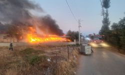 Antalya'da koli karton fabrikasında korkutan yangın