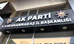 AK Parti Kahramanmaraş’ta bir istifa daha