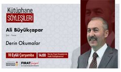 Ali Büyükçapar, Kahramanmaraş'ta Kitapseverlerle Buluşacak