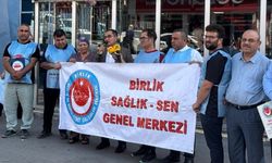 Sağlıkta Şiddete Karşı Birlik Sağlık-Sen'den Basın Açıklaması