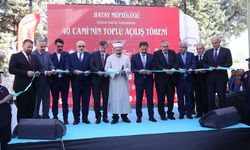 Diyanet İşleri Başkanı Erbaş, Hatay'da yapımı tamamlanan 40 caminin açılışına katıldı