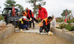 Kahramanmaraş'ta 2 Bin 300 Mezarlık Bakıma Alındı