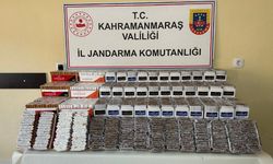 Kahramanmaraş’ta 100 bin adet makaron ele geçirildi