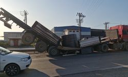 Ağırlıkla Mücadele: Tırın Dorsesi Şaha Kalktı