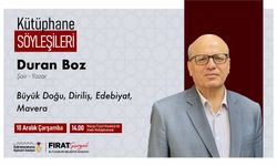 Duran Boz, Kahramanmaraş'ta Edebiyatseverlerle Buluşuyor