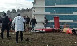 4 kişinin öldüğü helikopter kazasından ilk görüntüler