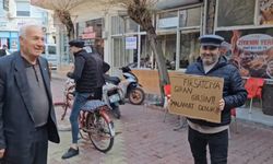 Bisikletle Fırsatçılara Karşı Protesto