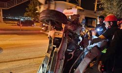 Kahramanmaraş Doğukent Yolu'nda Devrilen Otomobilde Can Pazarı