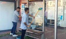 Alanya’da Otobüs Duraklarına Bayram Temizliği