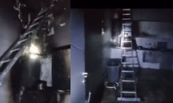 Kahramanmaraş'ta Kuaförün Mutfağında Yangın Çıktı