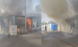 Kahramanmaraş'ta Konteyner Kent Alevlere Teslim Oldu