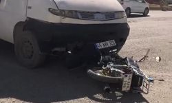 Kahramanmaraş'ta Pikap Motosiklete Çarptı