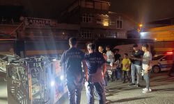 İskenderun’da Motosiklet Su Kanalına Düştü