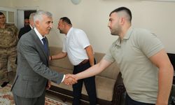 Vali Ünlüer'den Metan Gazı Mağduru Askerimize Geçmiş Olsun Ziyareti