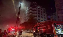 Gaziantep’te 7 katlı binada korkutan yangın