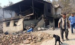Mersin Silifke’de orman yangını evleri ve hayvanları vurdu