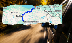Kahramanmaraş Rize Arası Kaç Km?
