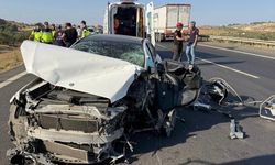 Kahramanmaraş’ta Hurdaya Dönen Araçta Sürücü Can Verdi