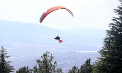 Kahramanmaraş'ta yamaç paraşütü festivali başladı