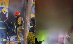 Kahramanmaraş'ta İş Yeri Kül Olmadan Kurtarıldı