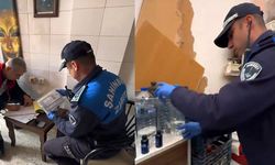 Gaziantep’te şok denetim: Kasapta kaçak alkol üretimi yapıldığı tespit edildi