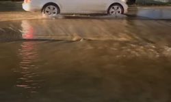 Bodrum’da Ana Su Hattı Patladı: Asfalt Çöktü