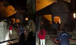 Andırın Çokak Mahallesi’nde çıkan yangın eve sıçramadan söndürüldü