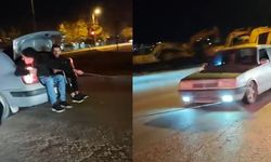 Arızalanan TOFAŞ’ı iple çektiler: O anlar kamerada