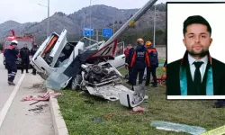 Avukat, duruşmaya giderken kazada yaşamını yitirdi