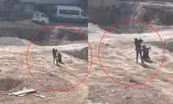 Çocuk işçiye inşaat şantiyesinde şiddet! O anlar sosyal medyada infial yarattı