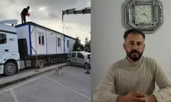Depremde Kahramanmaraş'ta evi yıkılan işçiye verilen konteyner için icra takibi