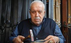 Gaziantep'te 2 metrekarelik dükkanda 48 yıldır mesleğini icra ediyor