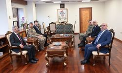 Kahramanmaraş il protokolü, KSÜ rektörü Prof. Dr. Mahmut Ak’a hayırlı olsun ziyaretinde bulundu