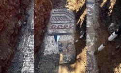 Kahramanmaraş’ta 1500 yıllık Geç Roma Dönemi mozaik bulundu
