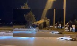 Kahramanmaraş'ta otomobil takla attı, 2 kişi yaralandı