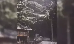 Kocaeli Kartepe’ye mevsimin ilk karı yağdı