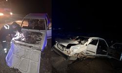 Narlı-Pazarcık İstikametinde Araçlar Çarpıştı