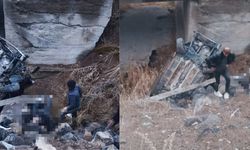 Sivas’ta otomobil menfeze devrildi: 1 ölü, 2 yaralı