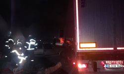 Tır ile çarpışan TOFAŞ hurdaya döndü