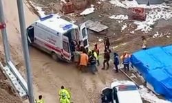 Kahramanmaraş’ta 2. kattan düşen işçi yaralandı