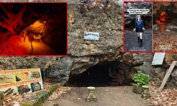 Antalya'daki Karataş Mağarası'nda tekno parti