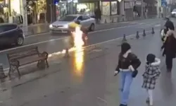 Çorlu’da Seyir Halindeki Motosiklet Alev Aldı: O Anlar Kamerada