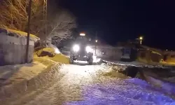 Damdan düşen Boran, iş makinesi ile yol açılıp hastaneye ulaştırıldı