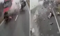 Deplasmana giden taraftarları taşıyan araç TIR ile çarpıştı: 7 kişi hayatını kaybetti